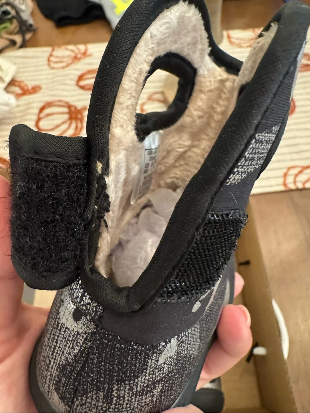 Bogs Infant/Toddler Black Metallic Camo Winter Boots